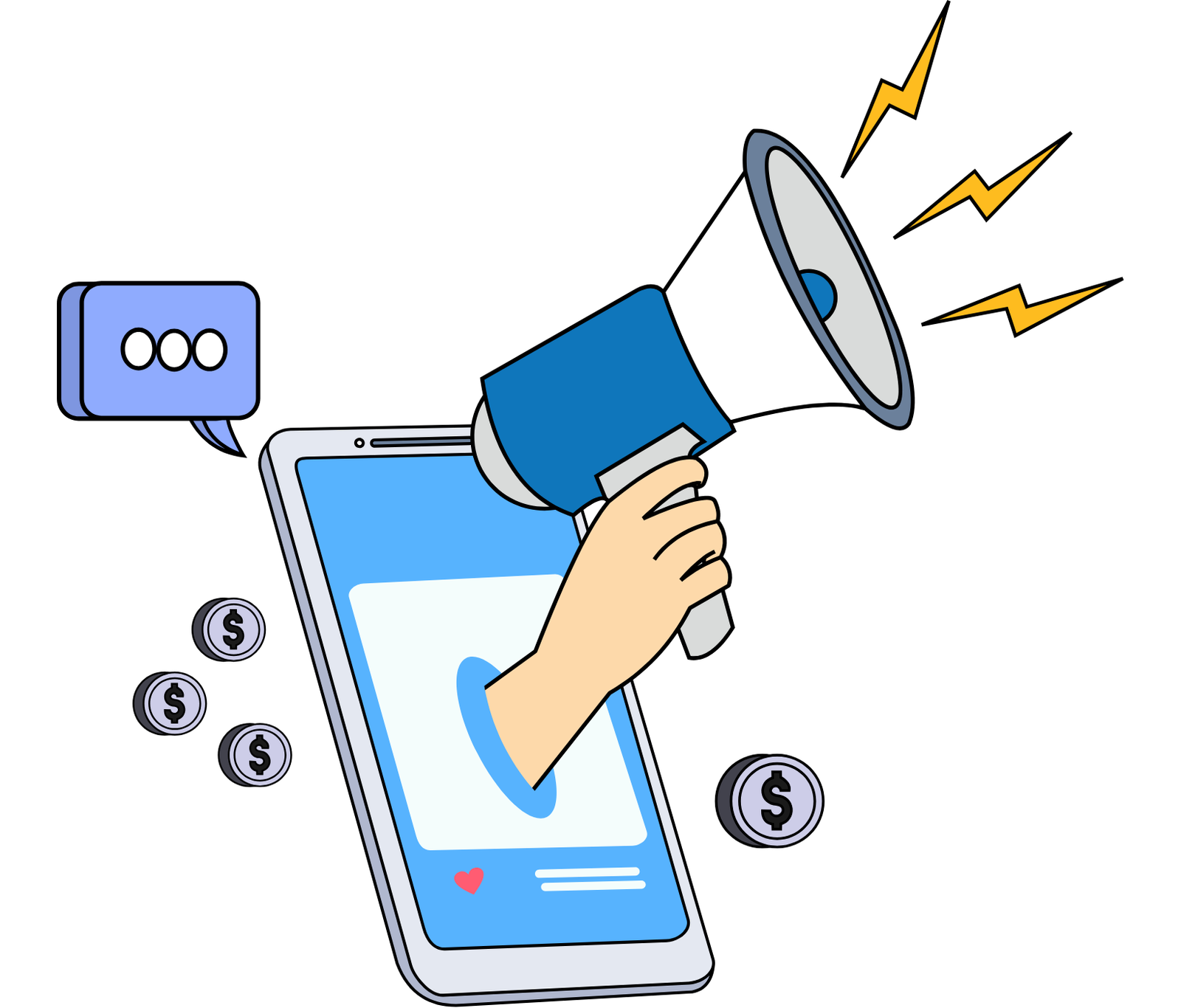 icone pour le service de Création de Contenu Digital