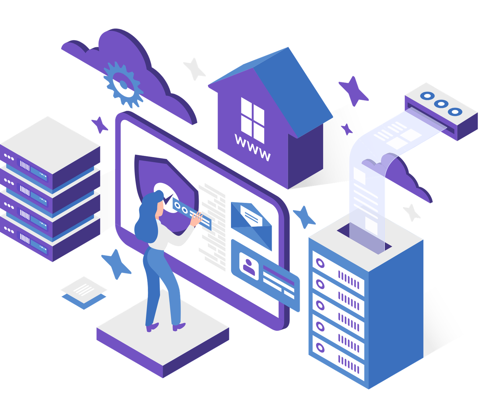 icone pour Hébergement Web à Marrakech
